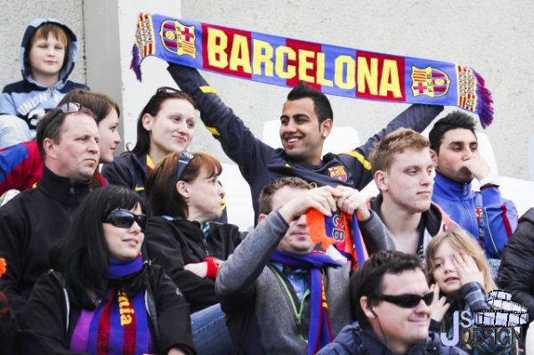 Navijaški klub FC Barcelona Slovenija: Ko zaradi stavke ostaneš v Milanu in gledaš tekmo skupaj z Milanisti